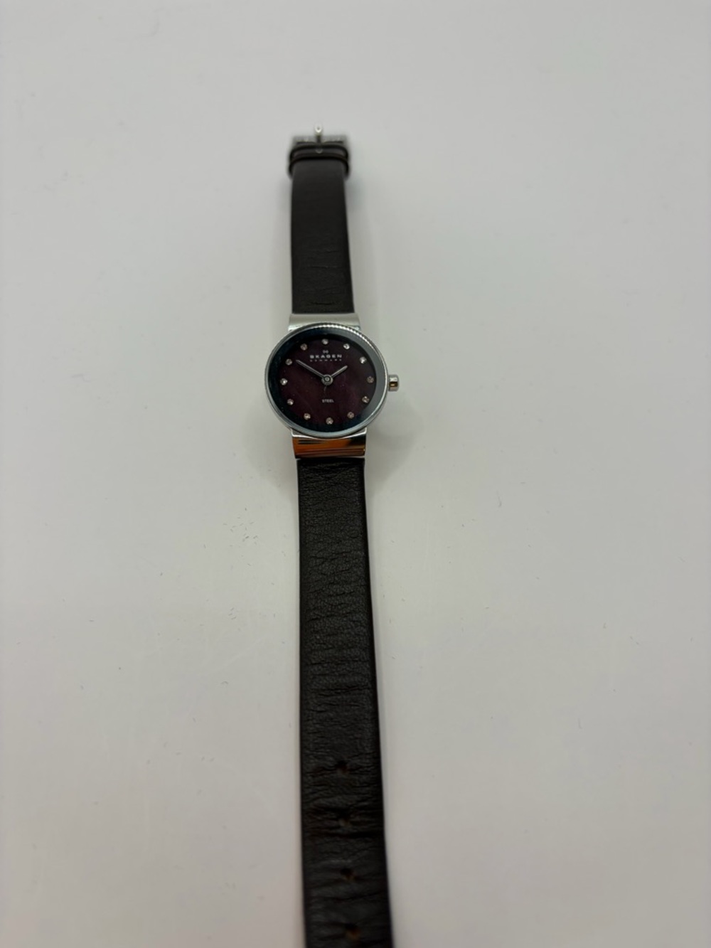 Skagen Brown and Silver Tone Watch